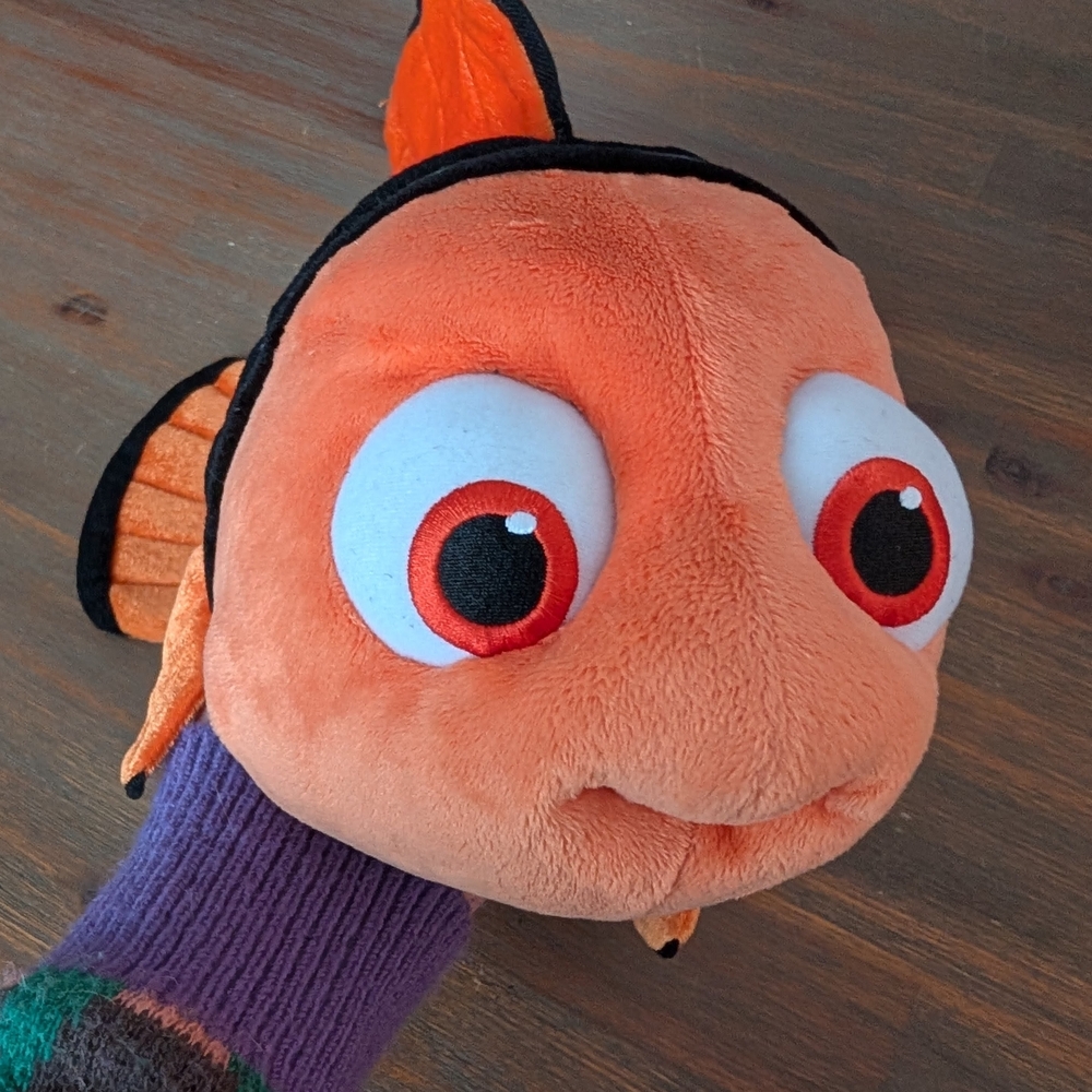 Disney Orange and White Nemo Plush